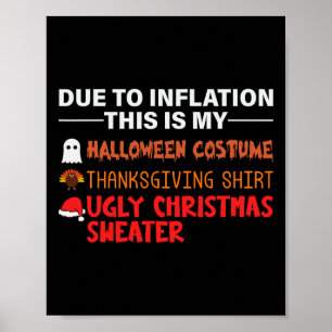 Aufgrund der Inflation ist dies mein Halloween-Ern Poster