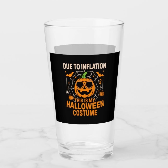 Aufgrund der Inflation ist dies mein Halloween Glas (Vorderseite)