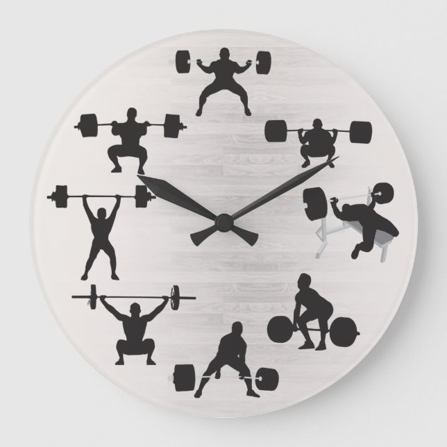 Aufheben Große Wanduhr (Vorderseite)