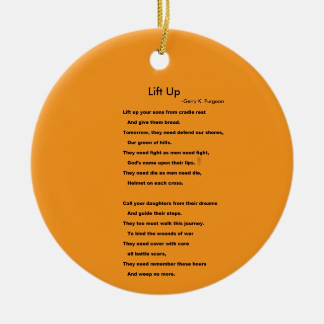 AUFHEBEN KERAMIK ORNAMENT (Vorne)