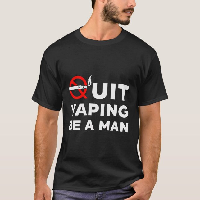 Aufhören, ein Mann zu werden T-Shirt (Vorderseite)