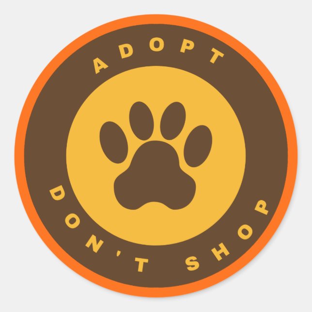 Aufklärung der Haustiere Runder Aufkleber (Vorderseite)