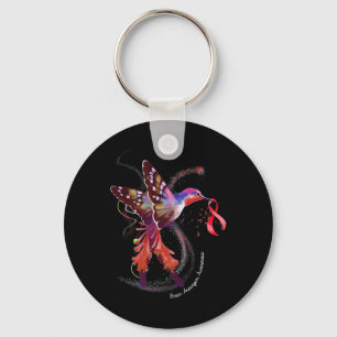 Aufklärung des Burgund Ribbon-Brain-Aneurysm Schlüsselanhänger