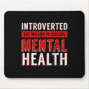 Aufklärung über psychische Gesundheit Depression Mousepad