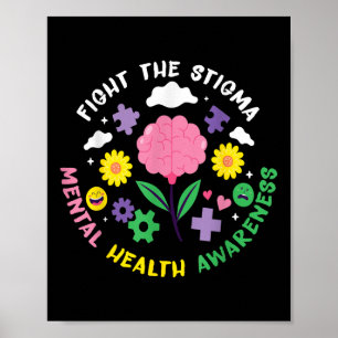 Aufklärung über psychische Gesundheit Depression S Poster