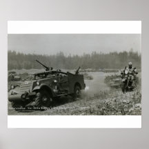 Aufklärungsauto und -motorrad