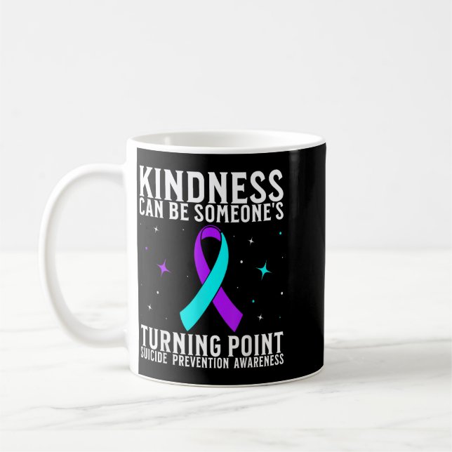 Aufklärungskrieger-Präventionsmonat der Aufklärung Kaffeetasse (Links)