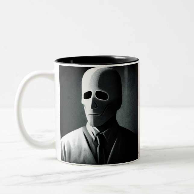 Aufklebende Tasse (Links)