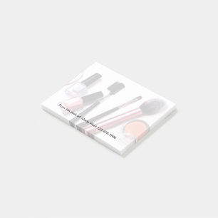 Aufklebende Texpads für Makeup und Kosmetik Post-it Klebezettel