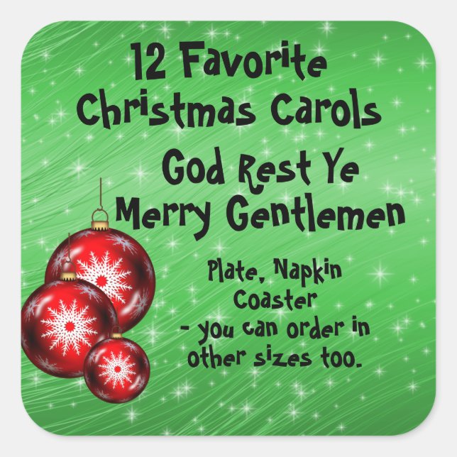 Aufkleber 12 Favoritenkarolen - 6 (Vorderseite)