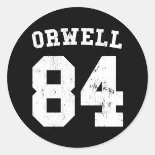 Aufkleber 1984 Georges Orwell Jersey