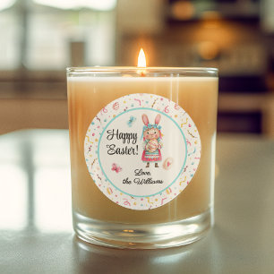 Aufkleber   3-in Niedlich Happy Oaster Miss Bunny