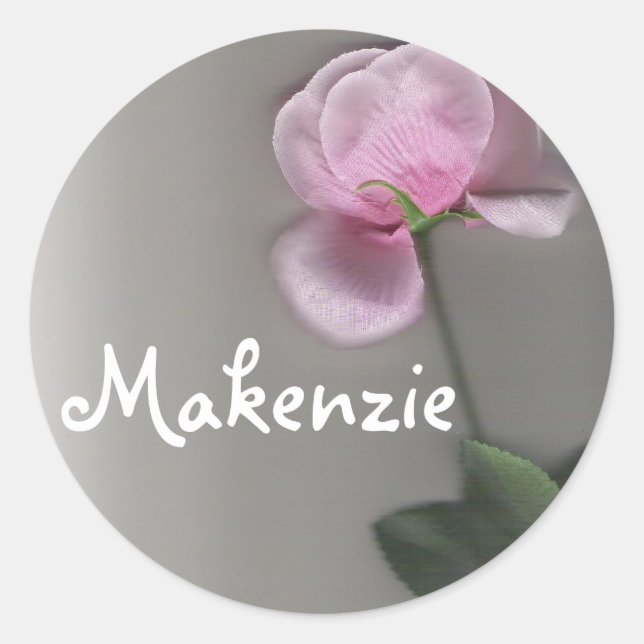 Aufkleber 4 Name: Makenzie (Vorderseite)