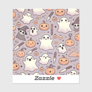 Aufkleber 4" x 4" für Vinyl-Halloween-Vinyl, kunde