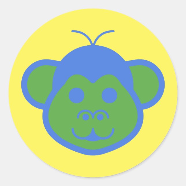 Aufkleber Alimon (Alien Monkey) (Vorderseite)