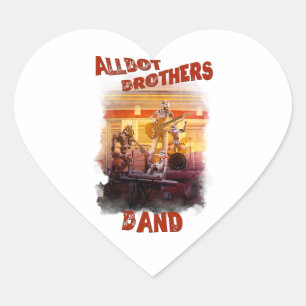 Aufkleber Allbot Brothers Band/Bobs Saucer Repair