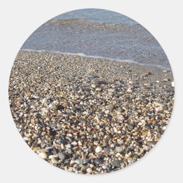 Aufkleber am Meer (Vorderseite)