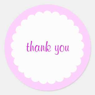 Aufkleber an der Kante