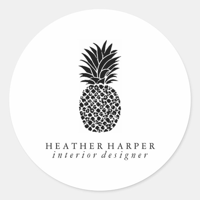 Aufkleber - Ananas (Vorderseite)