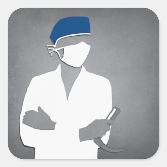 Aufkleber Anästhesist (Vorderseite)