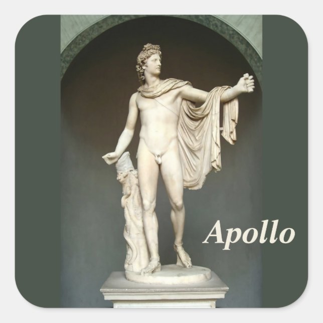 Aufkleber Apollo Belvedere (Vorderseite)