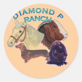 Aufkleber auf dem Bauernhof..