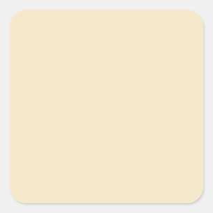 Aufkleber auf dem Cremeplatz