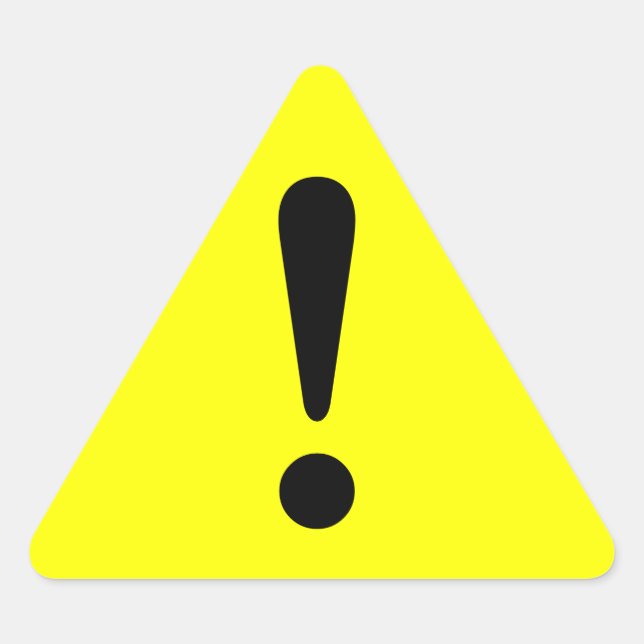 Aufkleber Aufkleber Ausrufeausrüstung (Vorderseite)