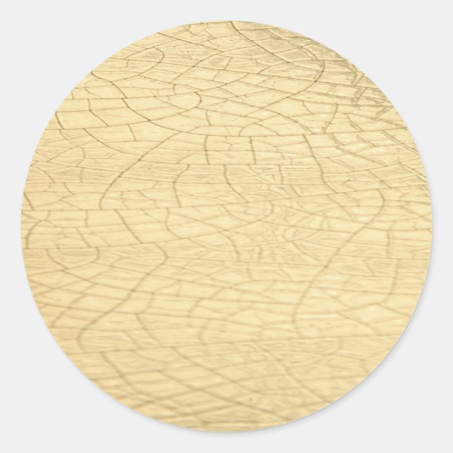 Aufkleber aus Mattgold (Vorderseite)