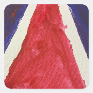 Aufkleber aus Rotdreieck