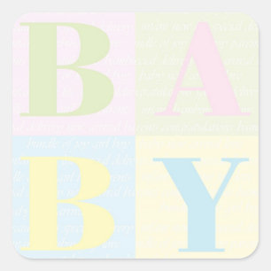 Aufkleber "BABY Blocks"