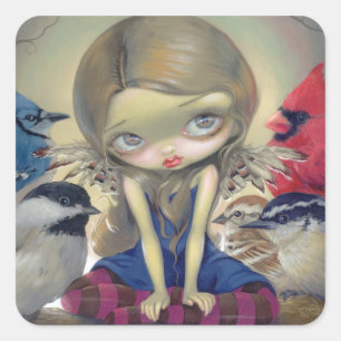 Aufkleber "Backyard Birds"