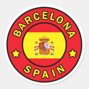 Aufkleber Barcelonas Spanien