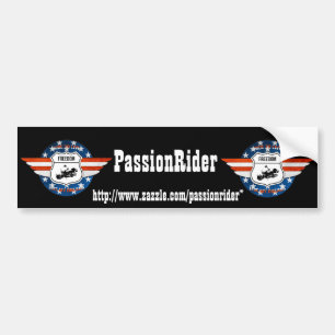 Aufkleber befördert PassionRider Autoaufkleber