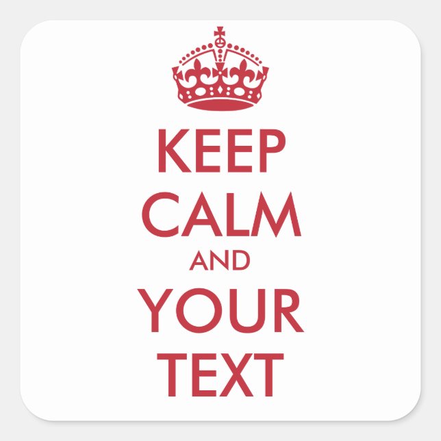 Aufkleber behalten - personalisierter Text (Vorderseite)