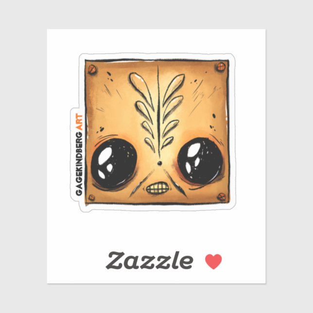 Aufkleber "BOXHEAD" (Blatt)