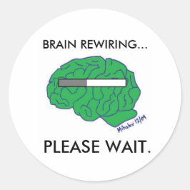 Aufkleber "BRAIN REWIRD"