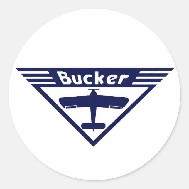 Aufkleber BUCKER (Vorderseite)