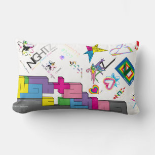 Aufkleber [CMYK/RNBW] Drehkissen Lendenkissen