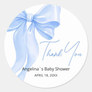 Aufkleber Danke für Baby Shower.