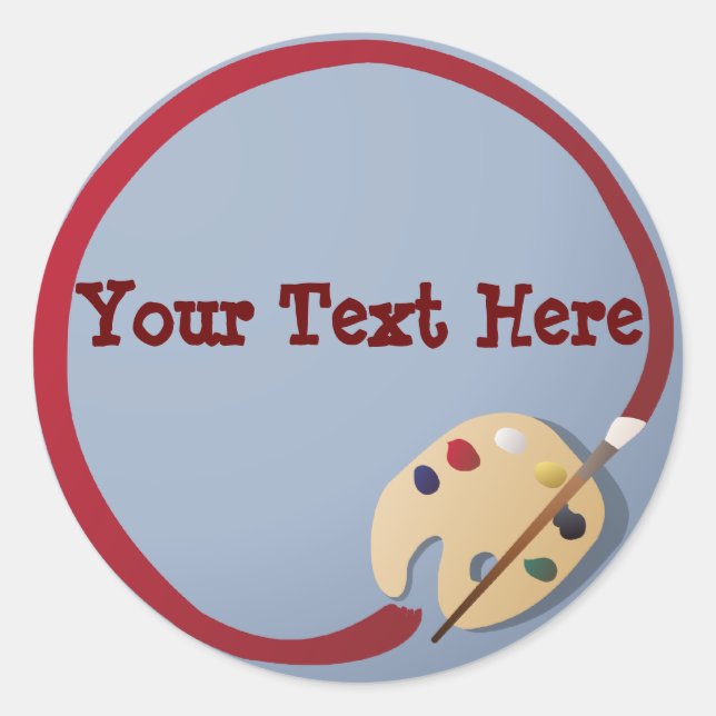 Aufkleber der Artist-Palette (Vorderseite)