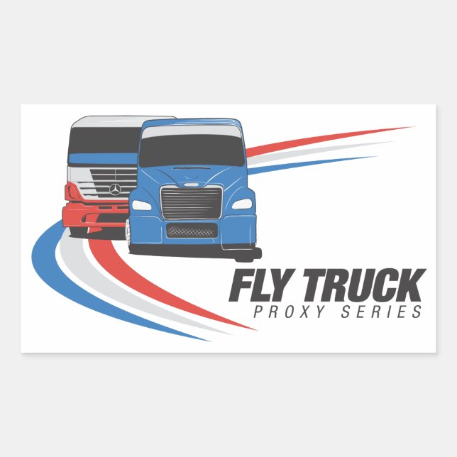 Aufkleber der Fly Proxy Truck Serie (Vorderseite)