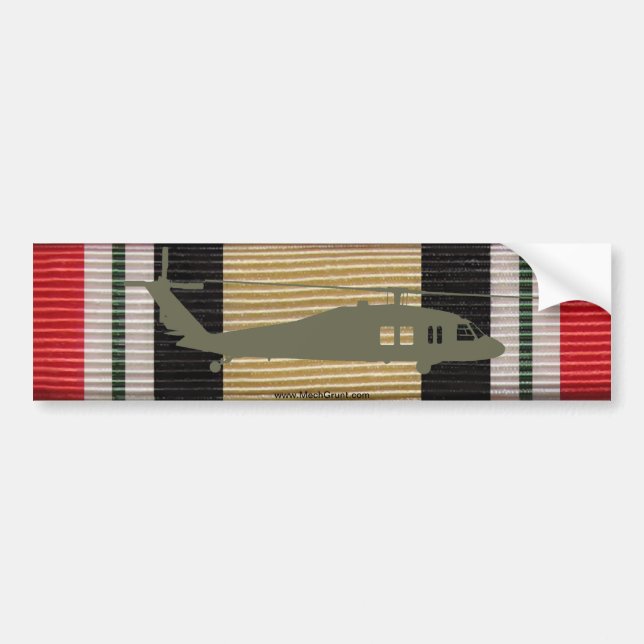 Aufkleber der Irak-Kampagnen-Medaillen-des Autoaufkleber (Vorne)