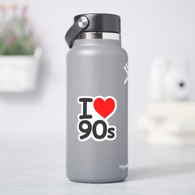 Aufkleber der Liebe 90er (HydroFlask)