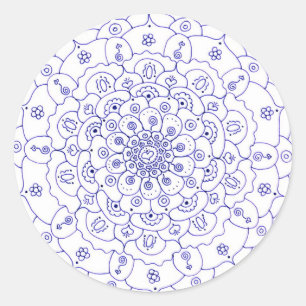 Aufkleber der Mandala-7