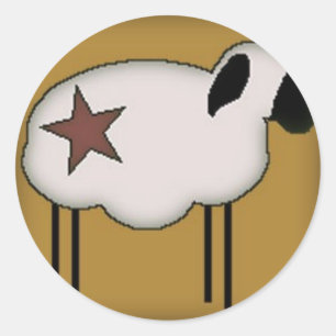 Aufkleber der Schaf-#2