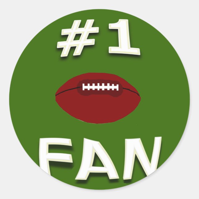 Aufkleber des Fußballfan-#1 (Vorderseite)