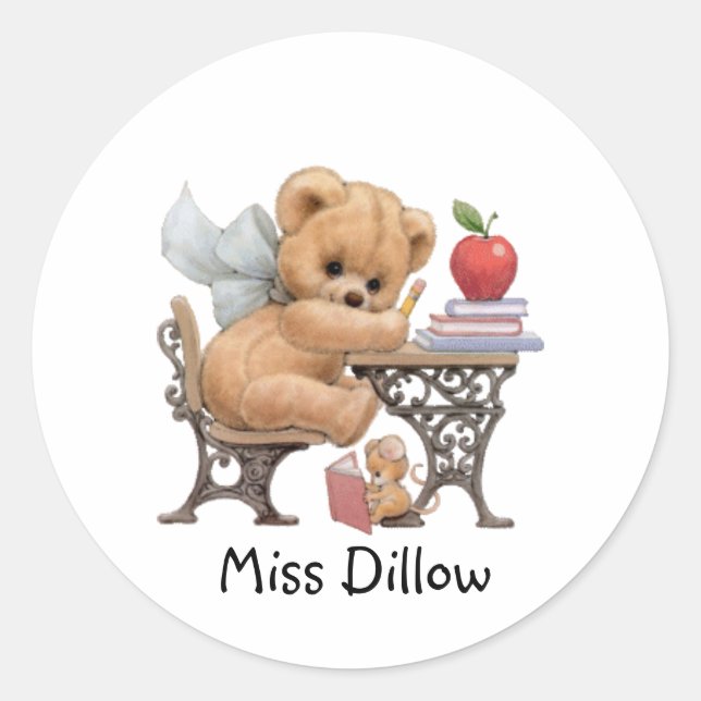 Aufkleber des Lehrers (Vorderseite)