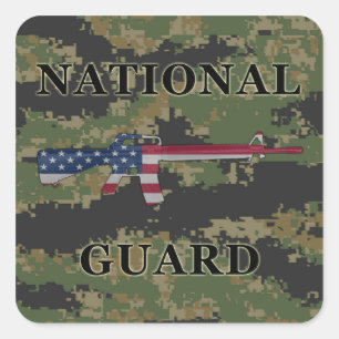 Aufkleber Digital der Nationalgarde-M16