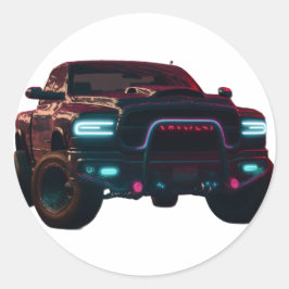 Aufkleber Dodge TRX Neon Truck